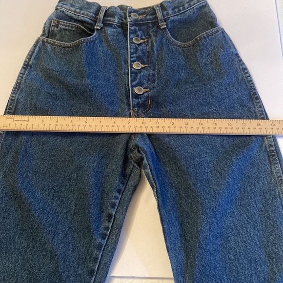 Rio Jeans Button Fly Blue Denim Jeans - Picture 7 of 10